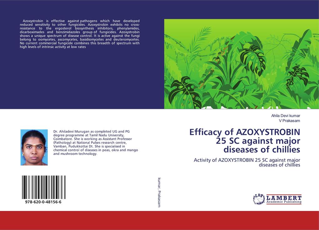 Efficacy of AZOXYSTROBIN 25 SC against major diseases of chillies