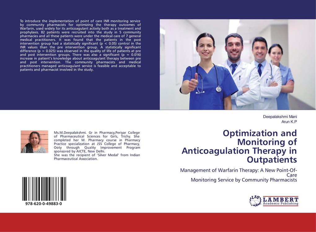 Optimization and Monitoring of Anticoagulation Therapy in Outpatients