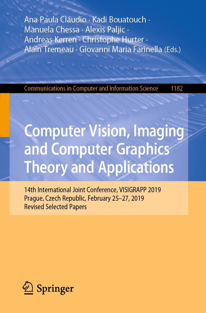 Computer Vision Imaging and Computer Graphics Theory and Applications