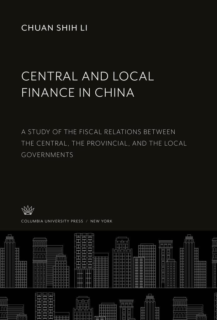 Central and Local Finance in China