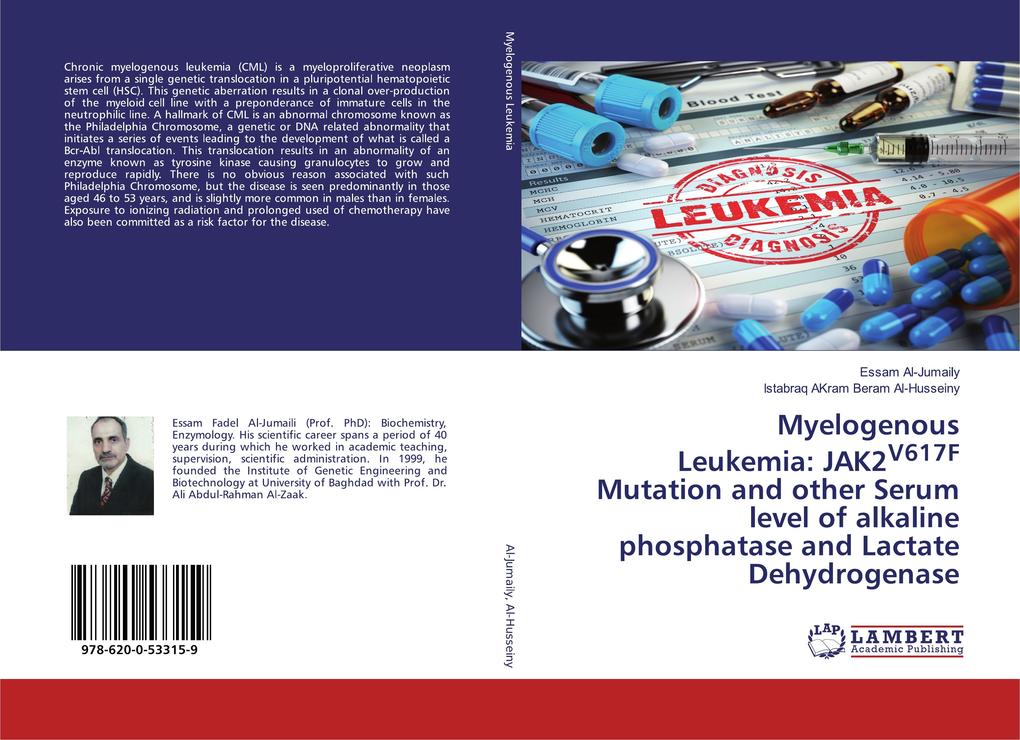 Myelogenous Leukemia: JAK2V617F Mutation and other Serum level of alkaline phosphatase and Lactate Dehydrogenase