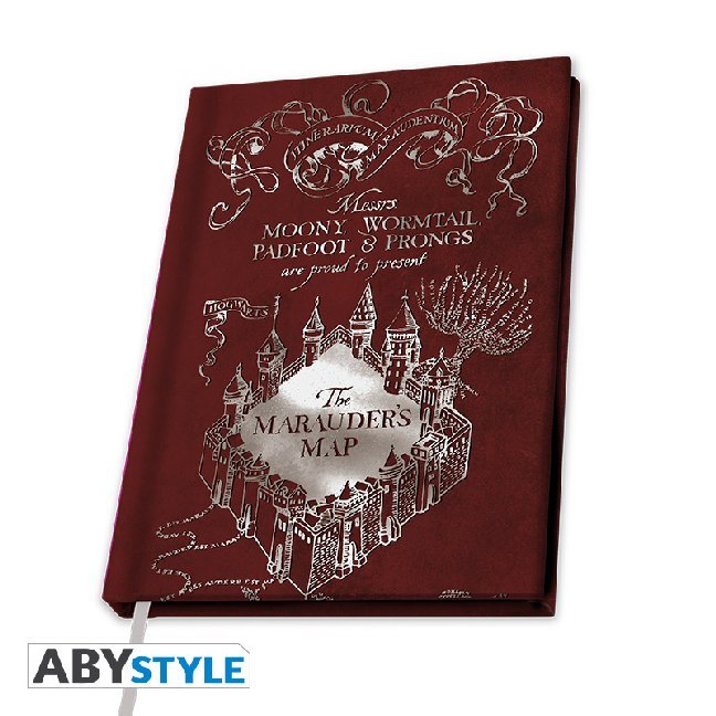 ABYstyle - Harry Potter - Marauder‘s Map A5 Notizbuch