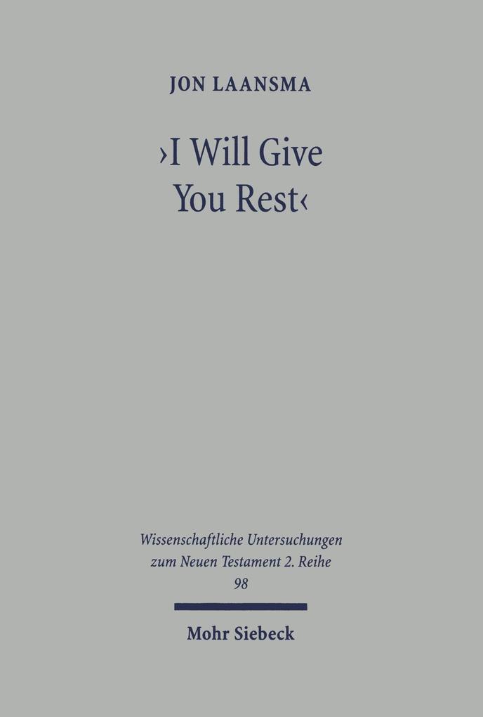 I Will Give You Rest
