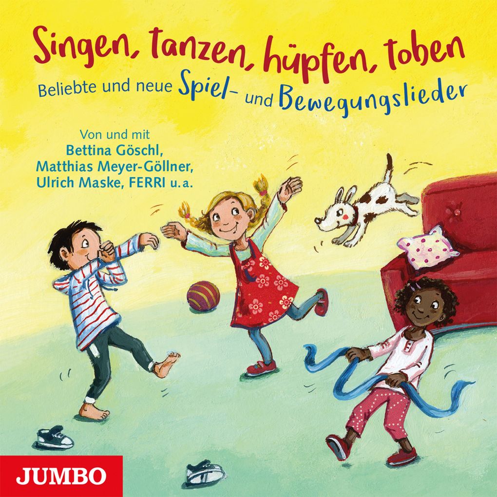 Singen tanzen hüpfen toben