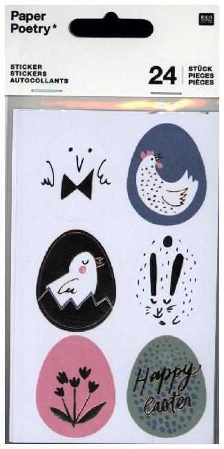 Sticker Ostern Ostereier FSC Mix