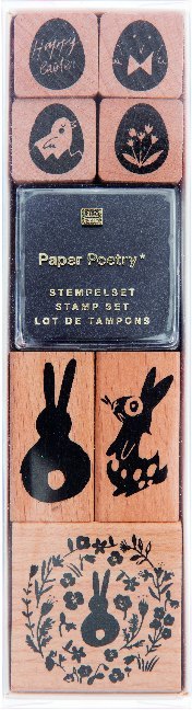 Stempelset Ostern Hasen/Eier FSC 100%