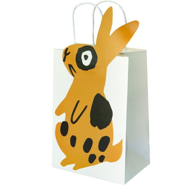 Geschenktüte Ostern Hase Weiß FSC Mix