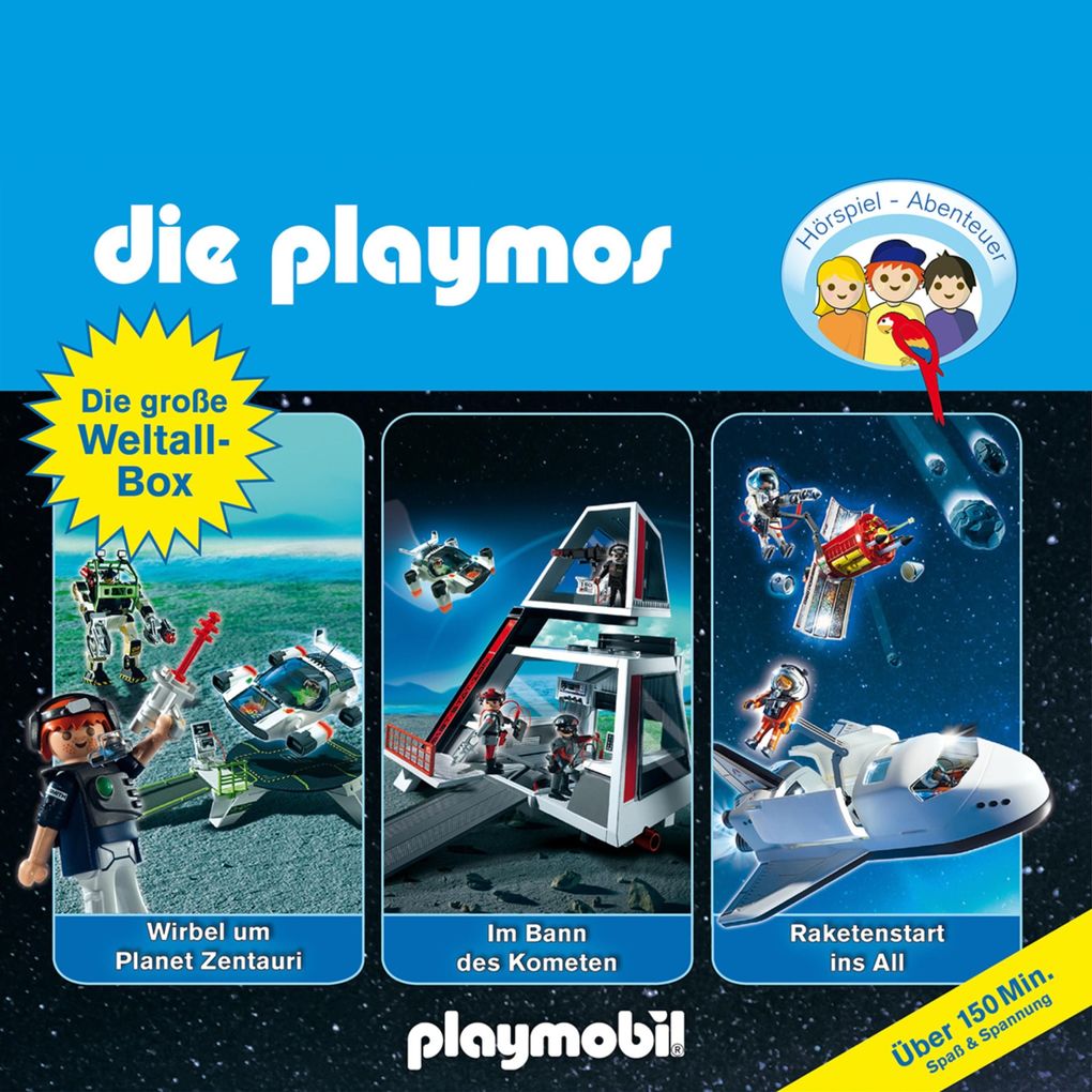 Die Playmos - Das Original Playmobil Hörspiel Die große Weltall-Box Folgen 29 36 48