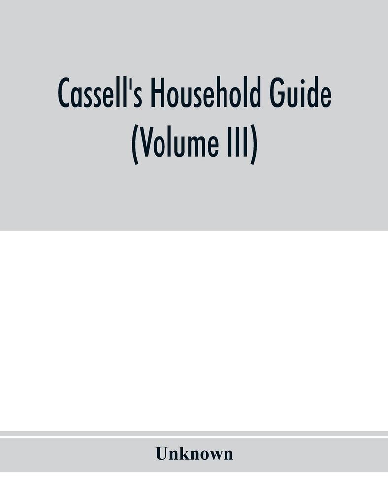 Cassell‘s household guide