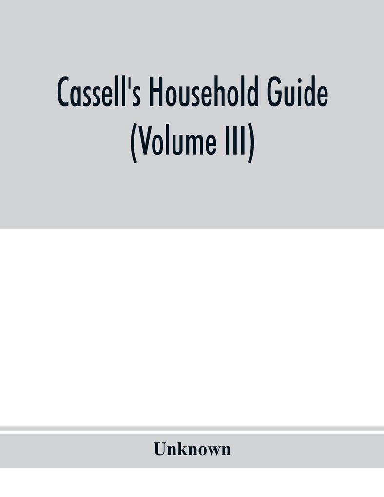 Cassell's household guide