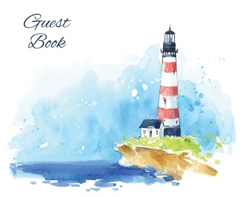 Guest Book Visitors Book Guests Comments Vacation Home Guest Book Beach House Guest Book Comments Book Visitor Book Nautical Guest Book Holiday Home Bed & Breakfast Retreat Centres Family Holiday Guest Book (Landscape Hardback)