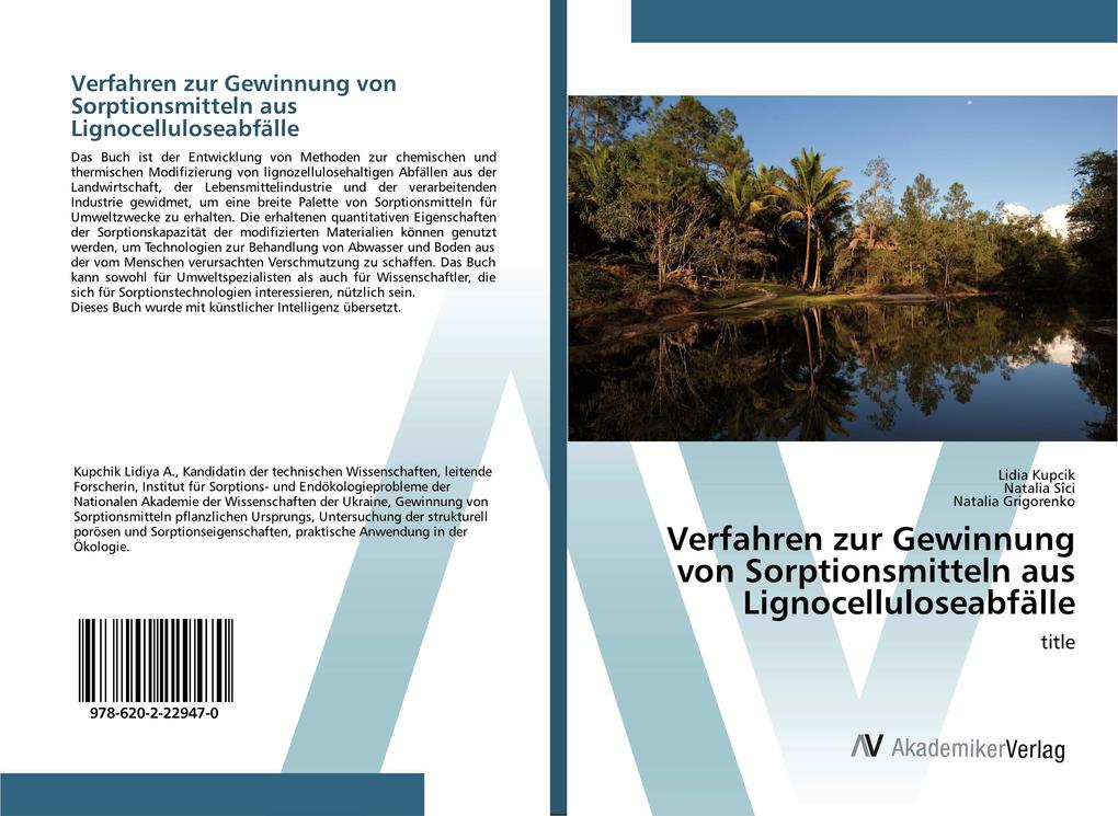 Verfahren zur Gewinnung von Sorptionsmitteln aus Lignocelluloseabfälle