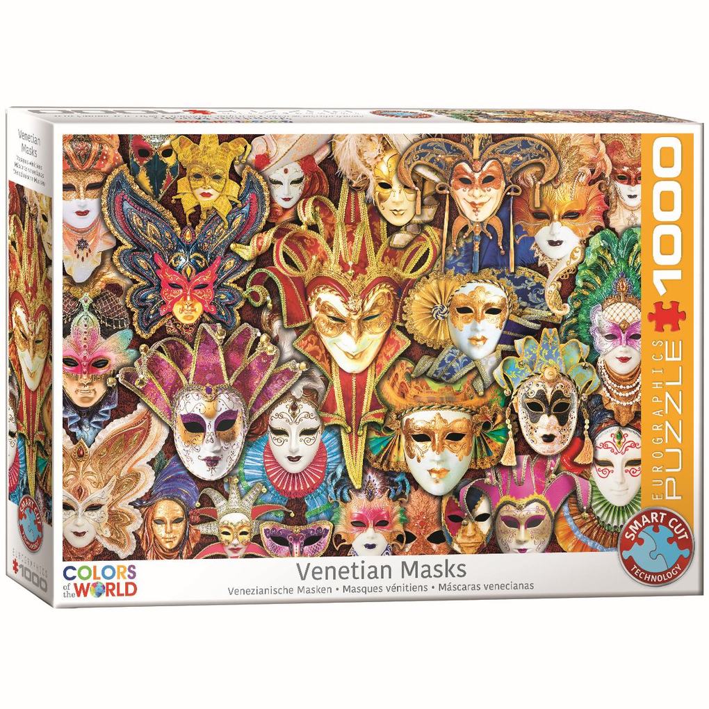 Eurographics 6000-5534 - Venezische Masken Puzzle 1.000 Teile