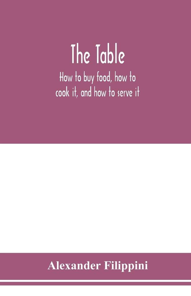 The table
