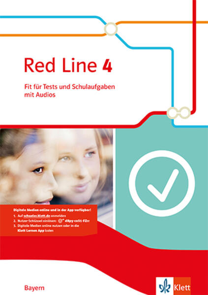 Red Line 4. Ausgabe Bayern. Fit für Tests und Schulaufgaben mit Audios Klasse 8