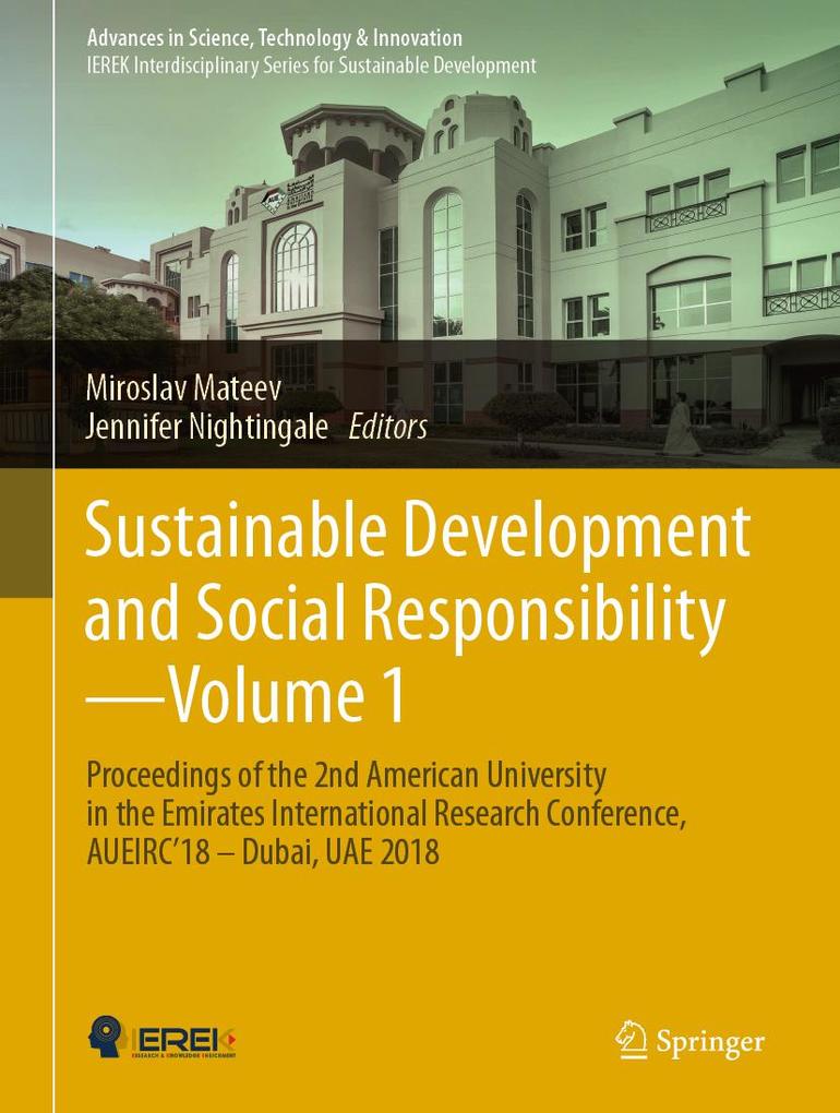 Sustainable Development and Social Responsibility-Volume 1