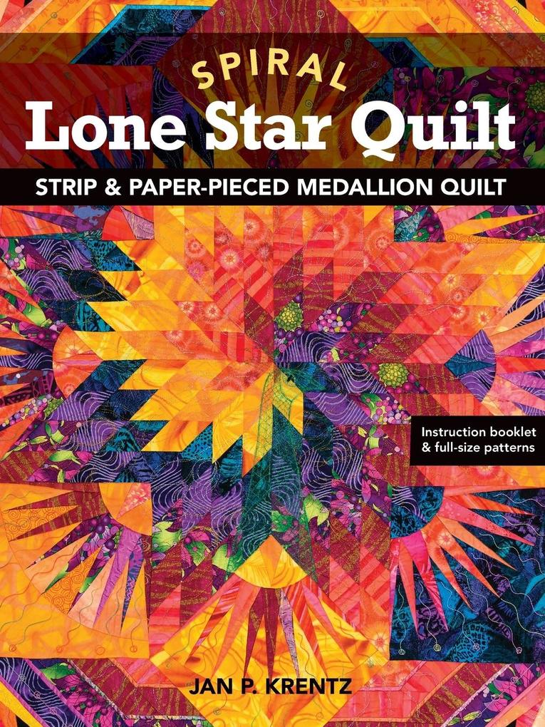 Spiral Lone Star Quilt - Print-On-Demand Edition