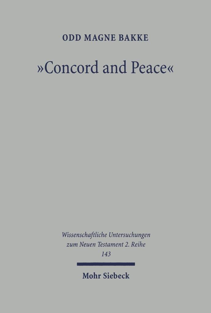 Concord and Peace