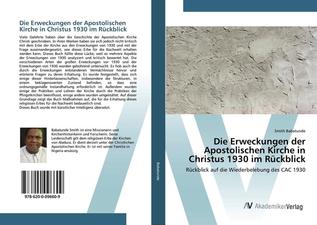 Die Erweckungen der Apostolischen Kirche in Christus 1930 im Rückblick