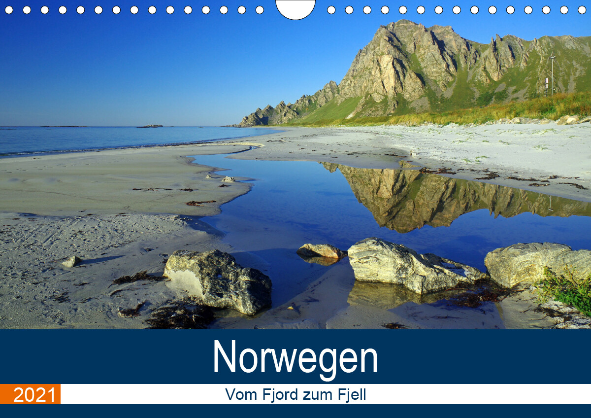 Norwegen 2021 - vom Fjord zum Fjell (Wandkalender 2021 DIN ...