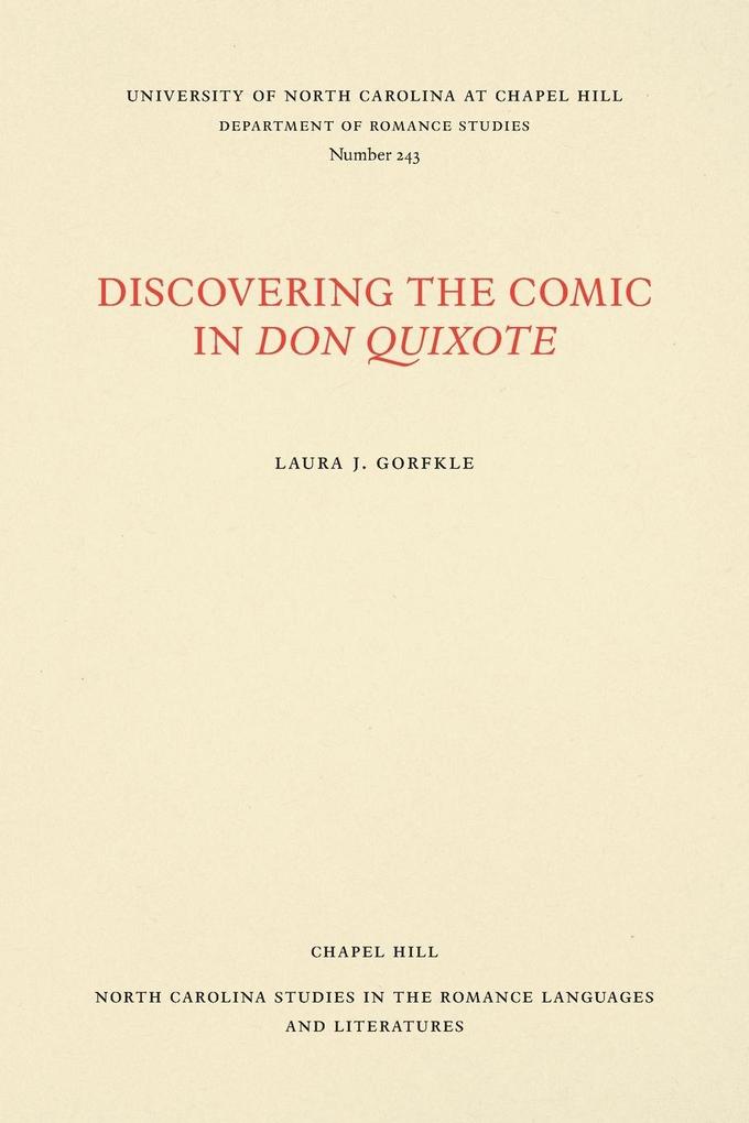 Discovering the Comic in Don Quixote