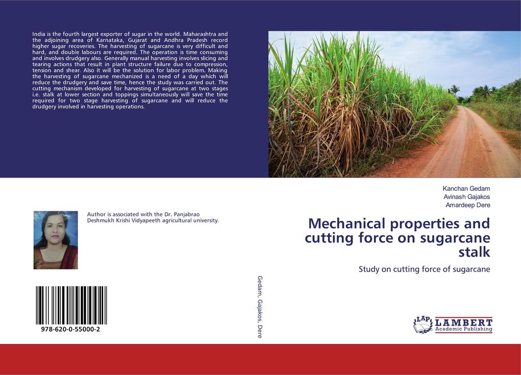 Mechanical properties and cutting force on sugarcane stalk