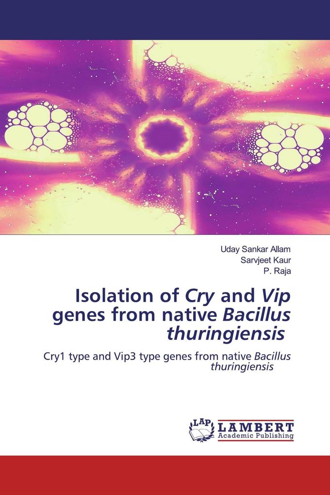 Isolation of Cry and Vip genes from native Bacillus thuringiensis
