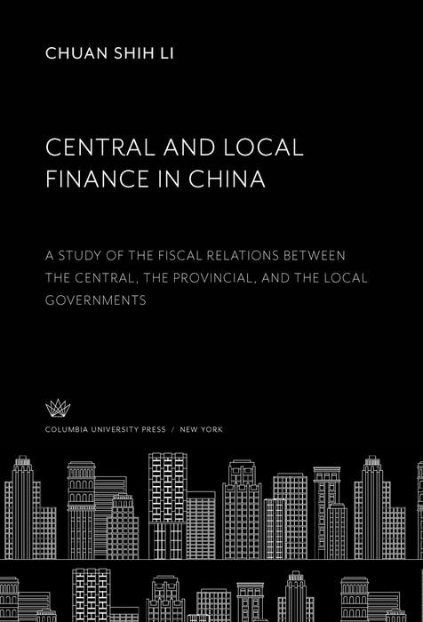 Central and Local Finance in China