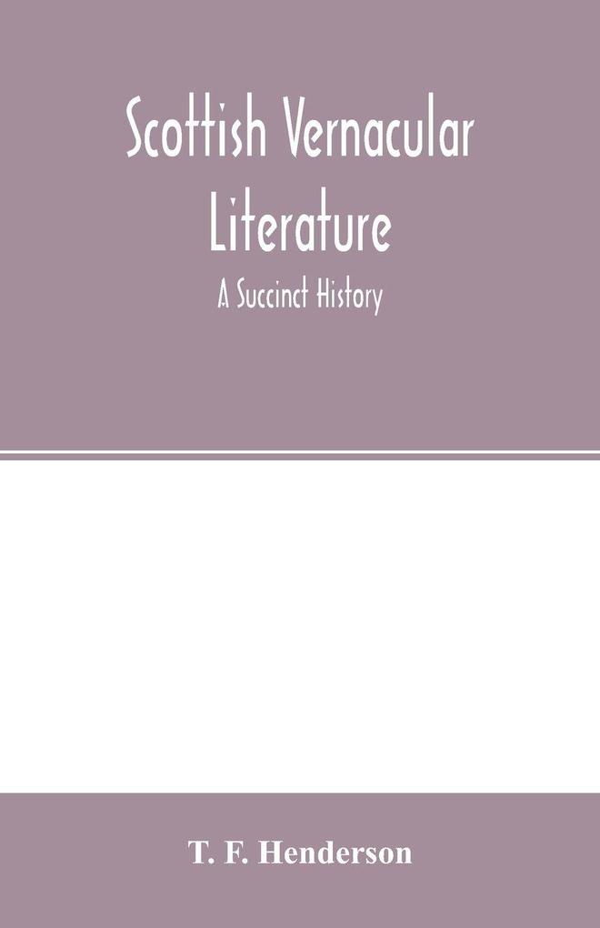 Scottish vernacular literature