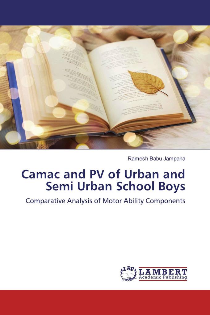 Camac and PV of Urban and Semi Urban School Boys