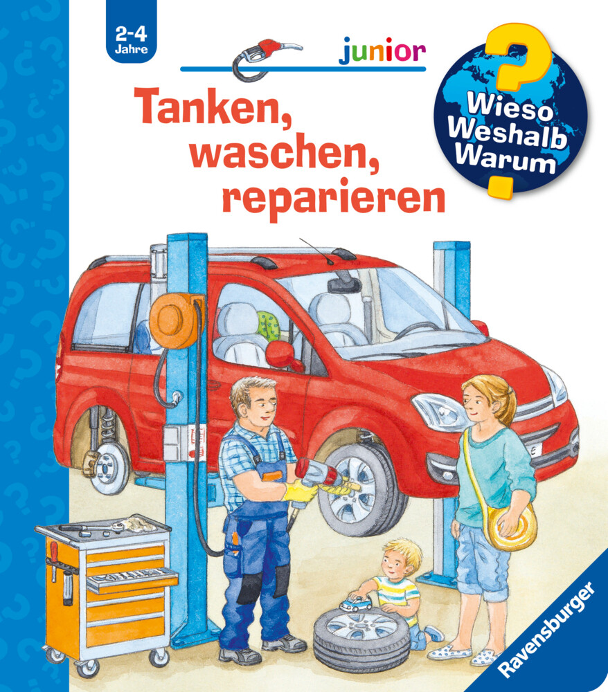 Image of Ravensburger WWW Junior: Tanken, waschen, reparieren