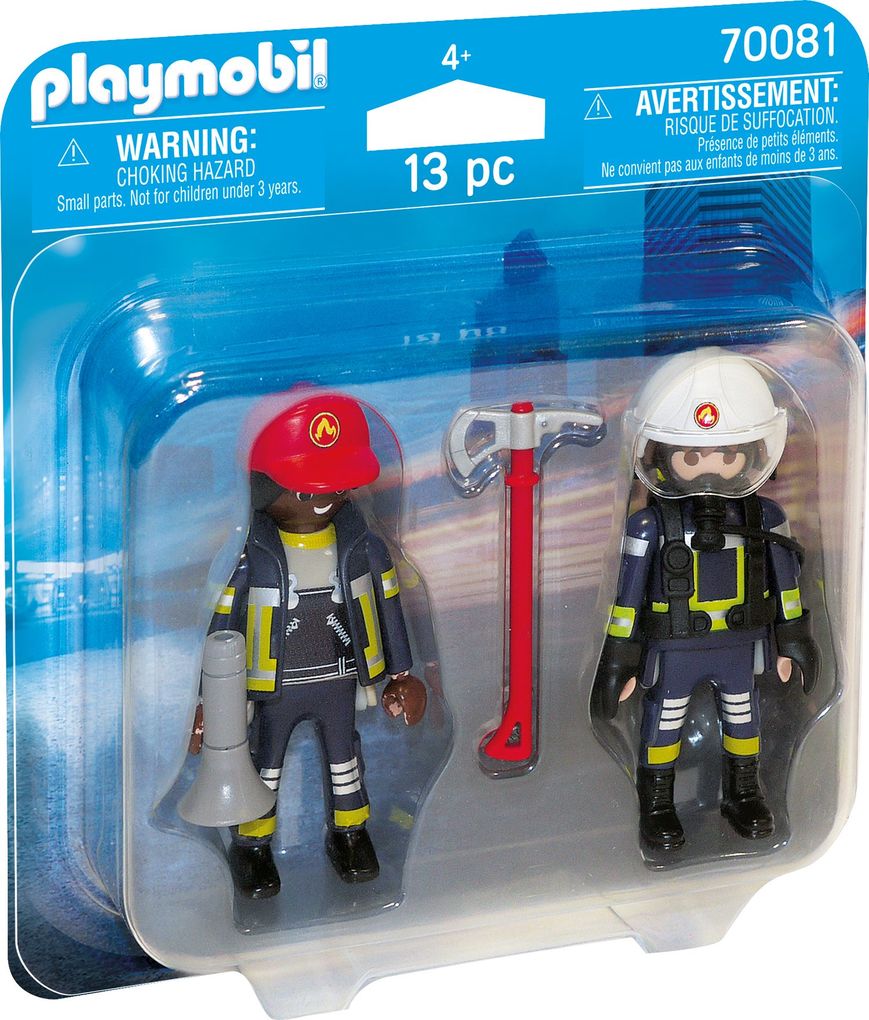 Image of PLAYMOBIL 70081 - DuoPack Feuerwehrmann und - frau