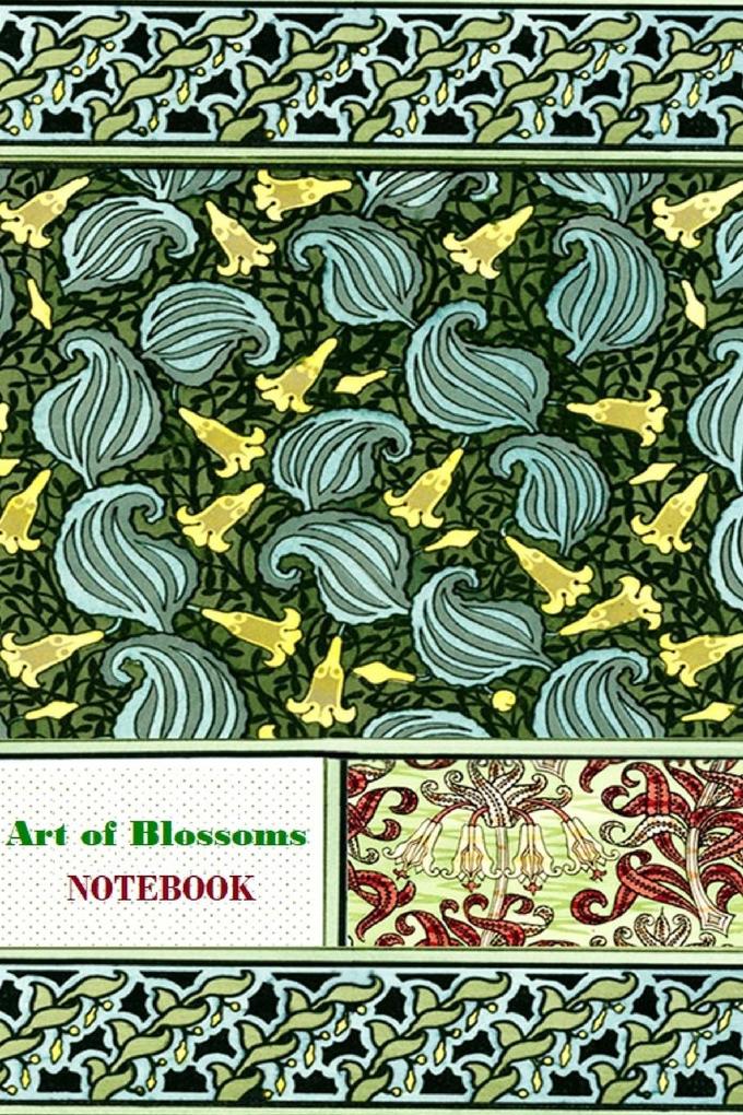 Art of Blossoms NOTEBOOK [ruled Notebook/Journal/Diary to write in 60 sheets Medium Size (A5) 6x9 inches]