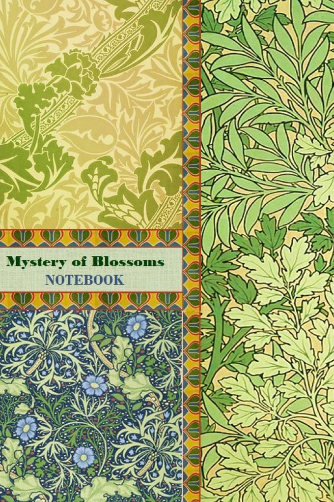 Mystery of Blossoms NOTEBOOK [ruled Notebook/Journal/Diary to write in 60 sheets Medium Size (A5) 6x9 inches]
