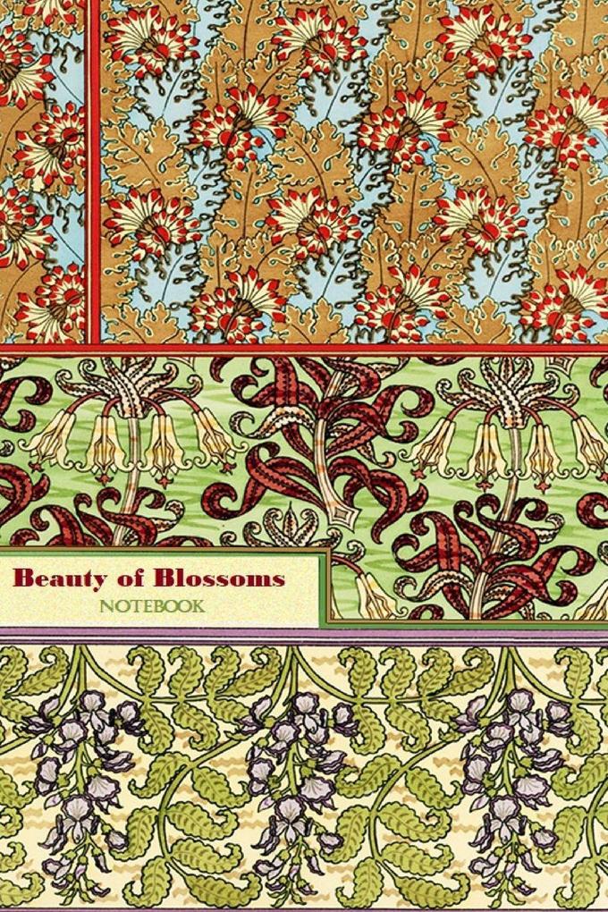 Beauty of Blossoms NOTEBOOK [ruled Notebook/Journal/Diary to write in 60 sheets Medium Size (A5) 6x9 inches]