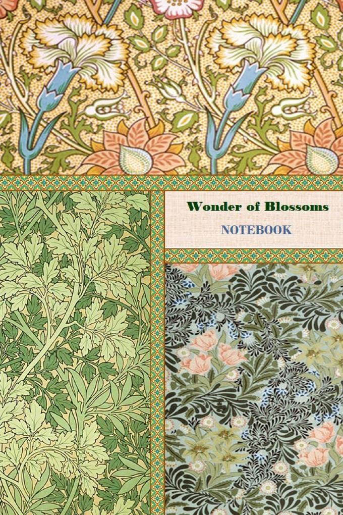 Wonder of Blossoms NOTEBOOK [ruled Notebook/Journal/Diary to write in 60 sheets Medium Size (A5) 6x9 inches]
