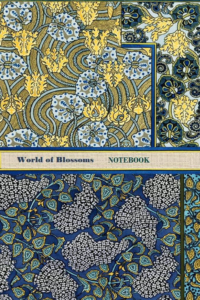 World of Blossoms Notebook [ruled Notebook/Journal/Diary to write in 60 sheets Medium Size (A5) 6x9 inches]