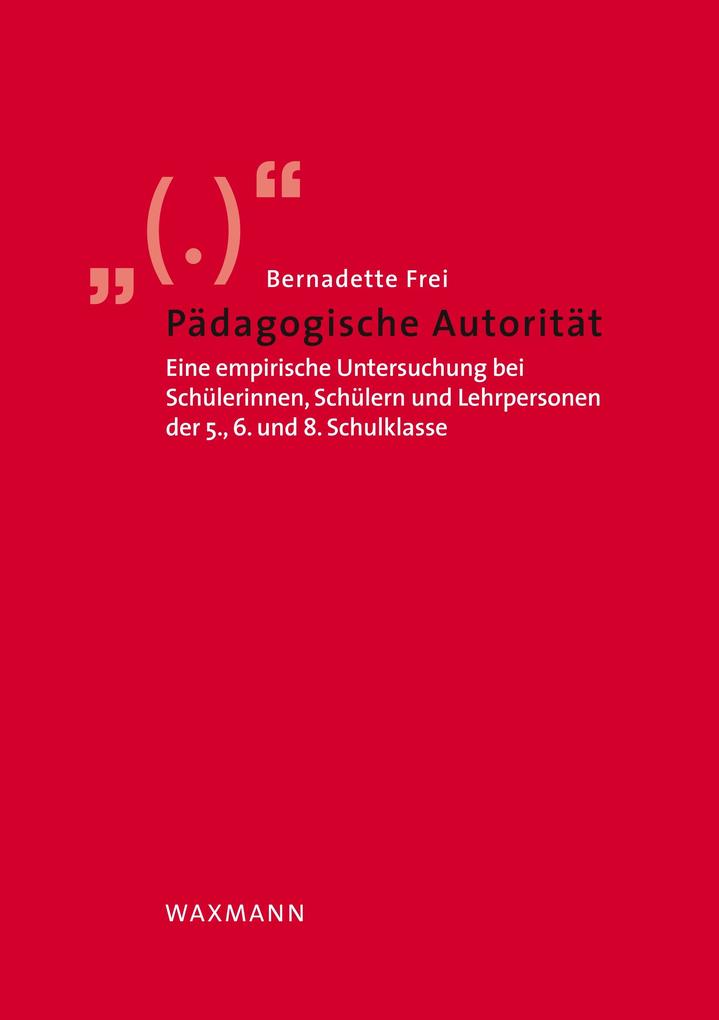 Pädagogische Autorität