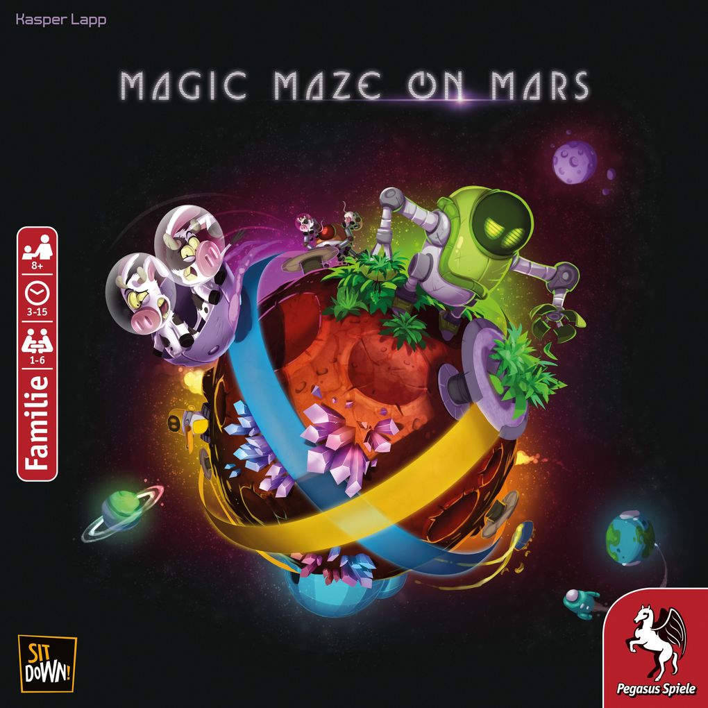Image of Magic Maze on Mars 57204G SPIEL - Spieleranzahl: 1-6, Spieldauer (Min.): 3-15, Gesellschaftsspiel