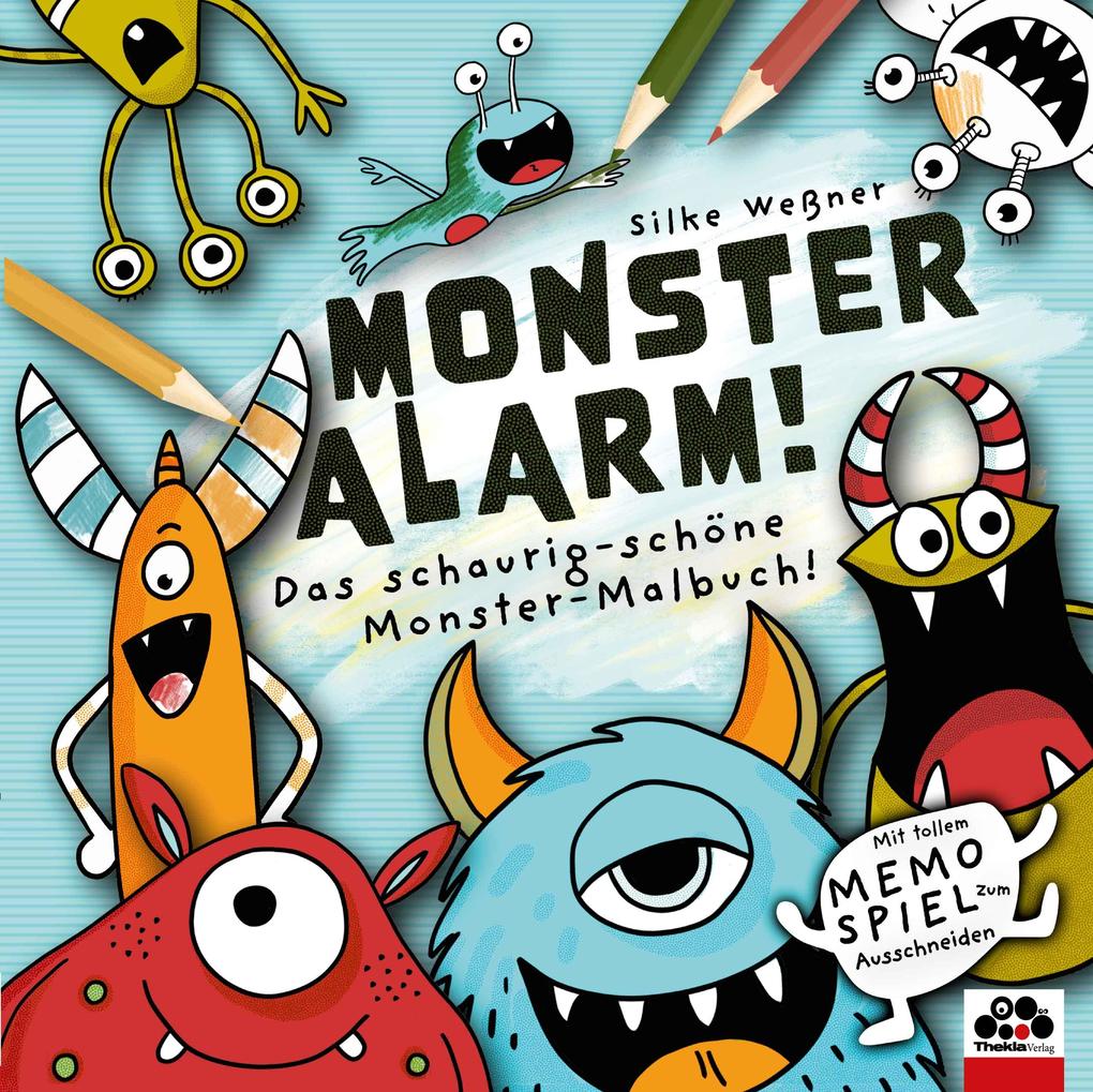 Image of Monster-Alarm! Das schaurig-schöne Monster-Malbuch für Kinder ab 3 Jahren