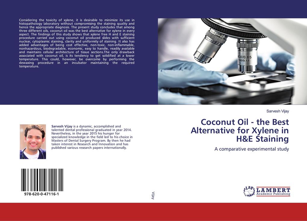 Coconut Oil - the Best Alternative for Xylene in H&E Staining