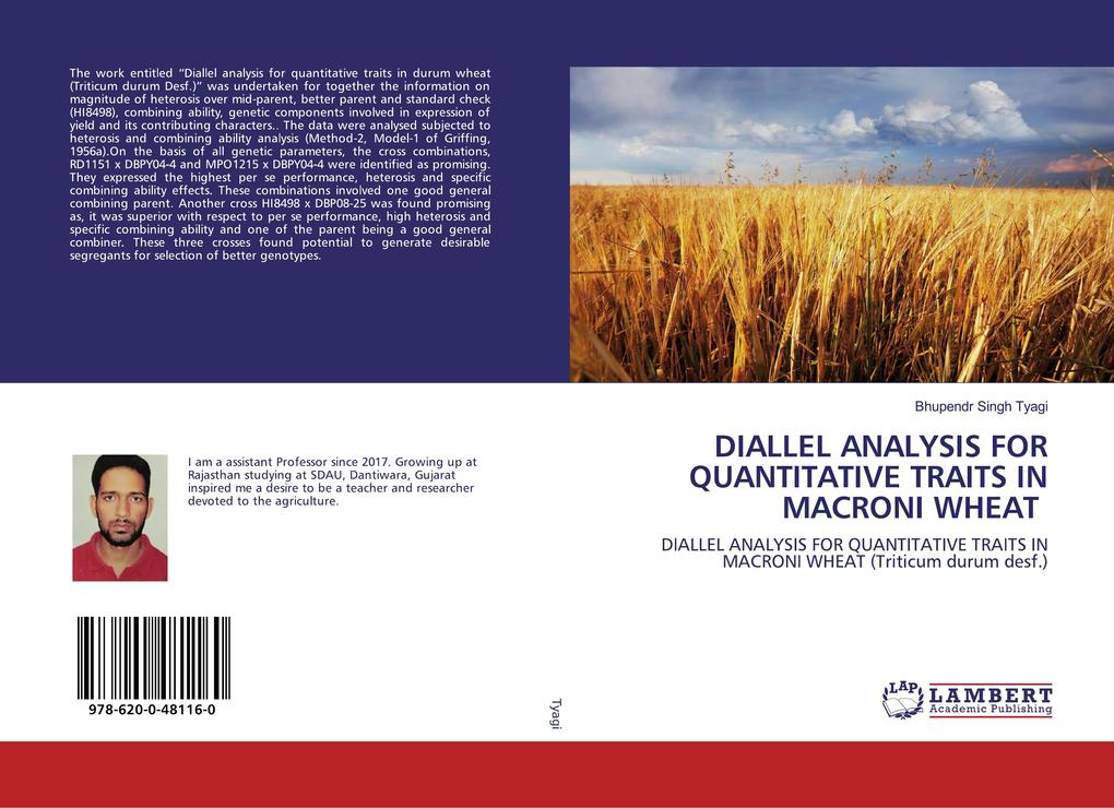 DIALLEL ANALYSIS FOR QUANTITATIVE TRAITS IN MACRONI WHEAT