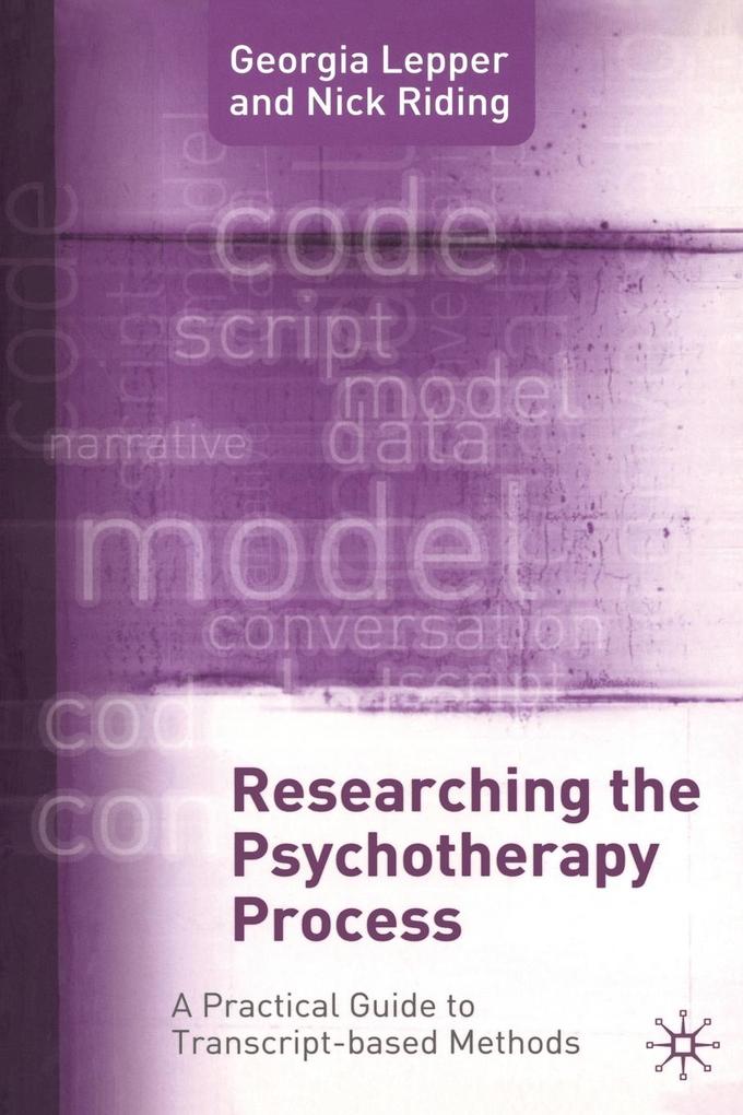 Researching the Psychotherapy Process