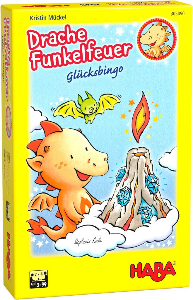 Image of HABA - Drache Funkelfeuer - Glücksbingo