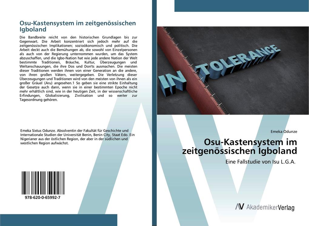 Osu-Kastensystem im zeitgenössischen Igboland