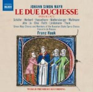 Image of Franz/simon Mayr Chor/concerto De Bassus Hauk - LA DUE DUCHESSE [CD]