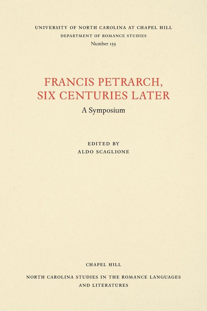 Francis Petrarch Six Centuries Later