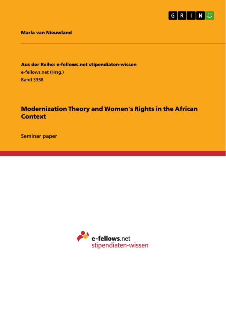 Modernization Theory and Women‘s Rights in the African Context