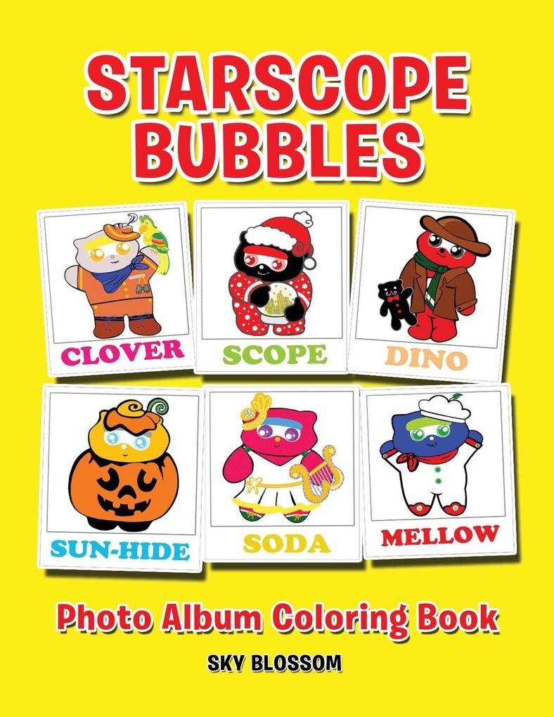 Starscope Bubbles-Photo Album Coloring Book