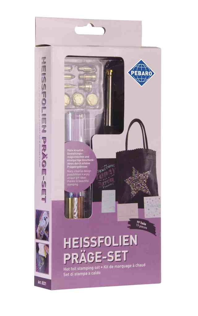 PEBARO 0221 - Heissfolien Präge-Set
